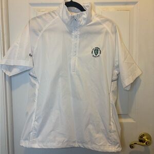 Women’s White Short-Sleeve Half-Zip Jersey 2016 US Senior Open USGA